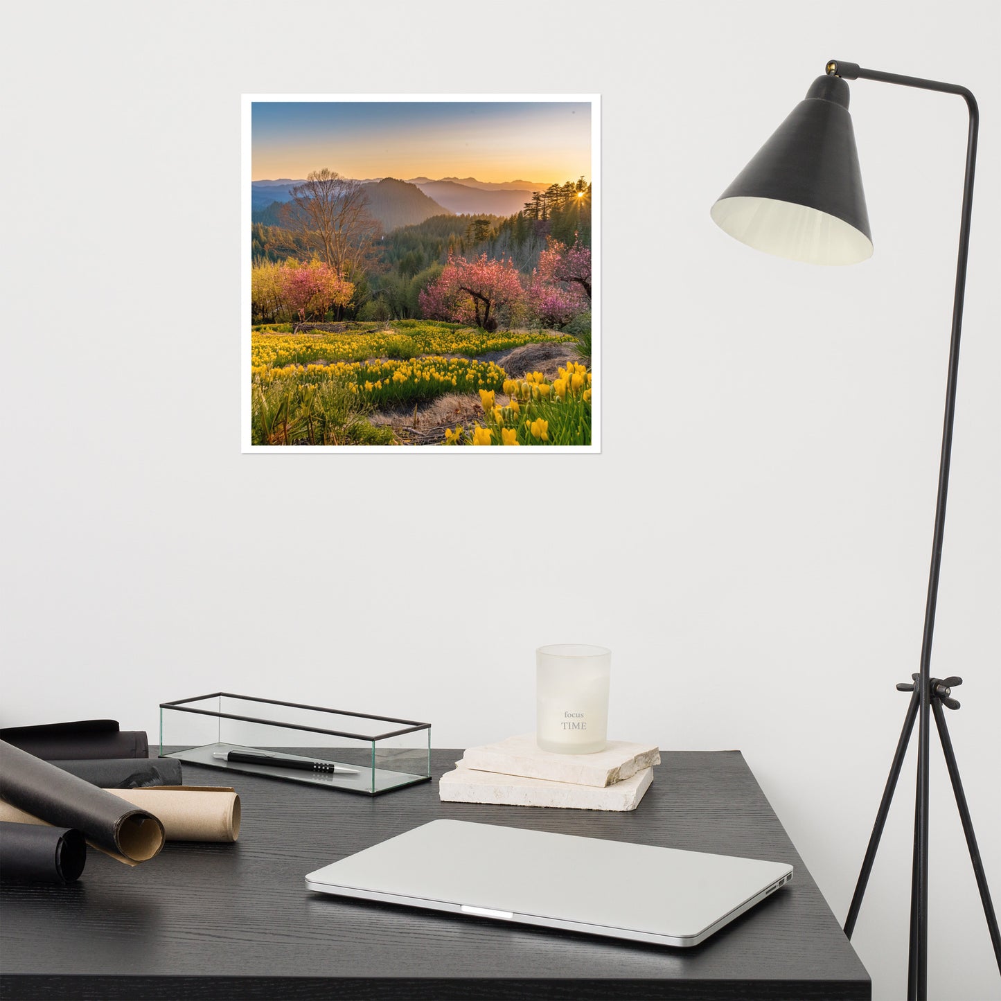 Mountain Meadow Morning Poster by Seraphim International