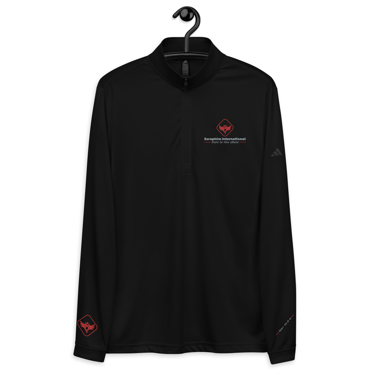 Adidas Quarter zip logo pullover