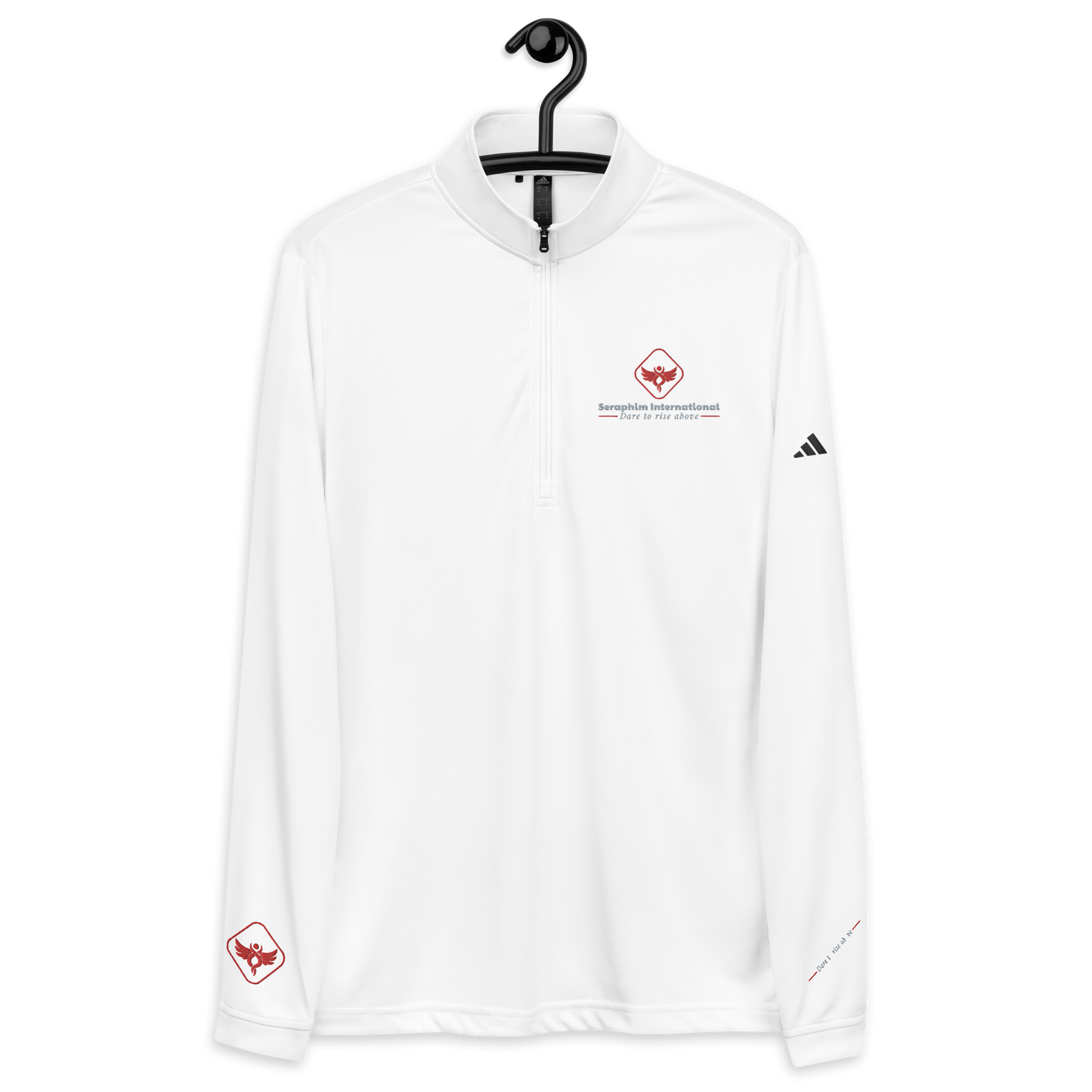 Adidas Quarter zip logo pullover