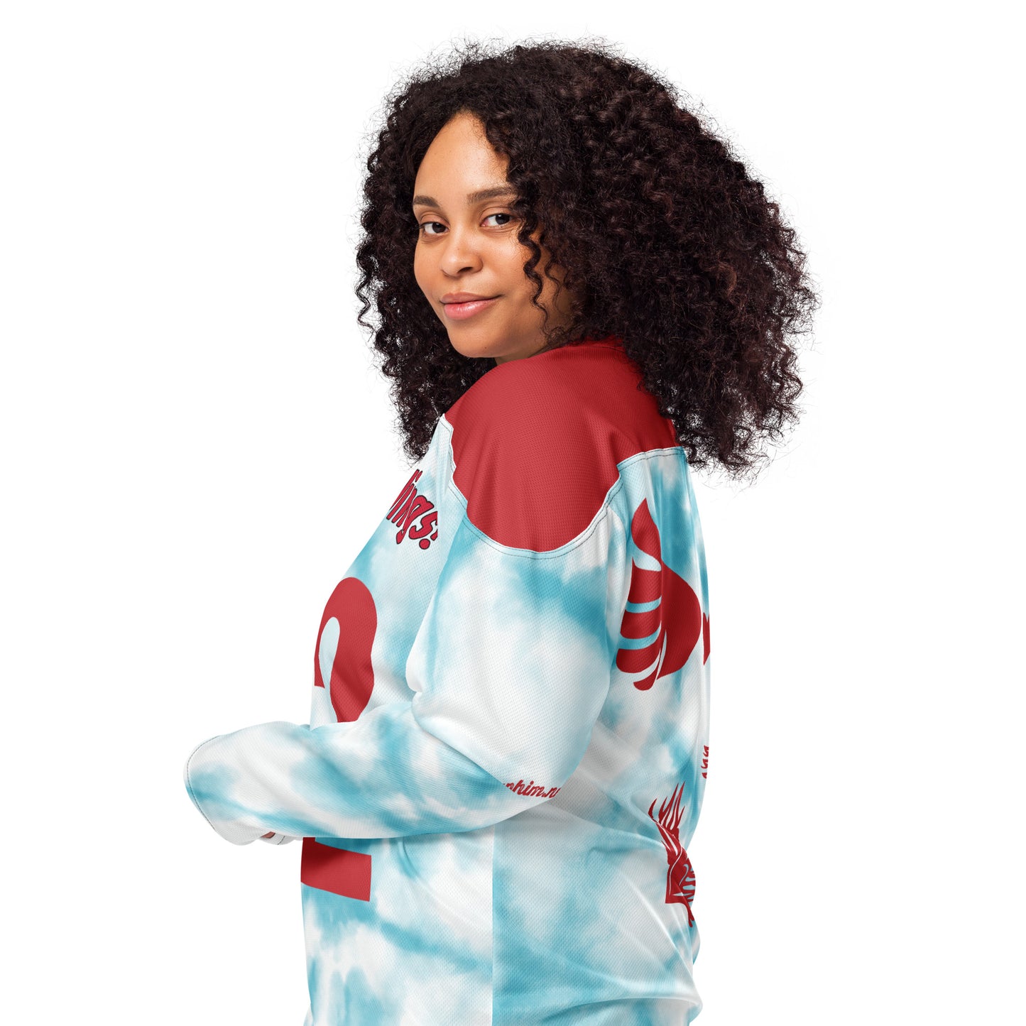 Get Your Wings, Blue Skies hockey fan jersey