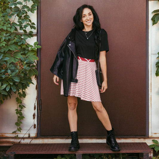 Reticulated Skater Skirt