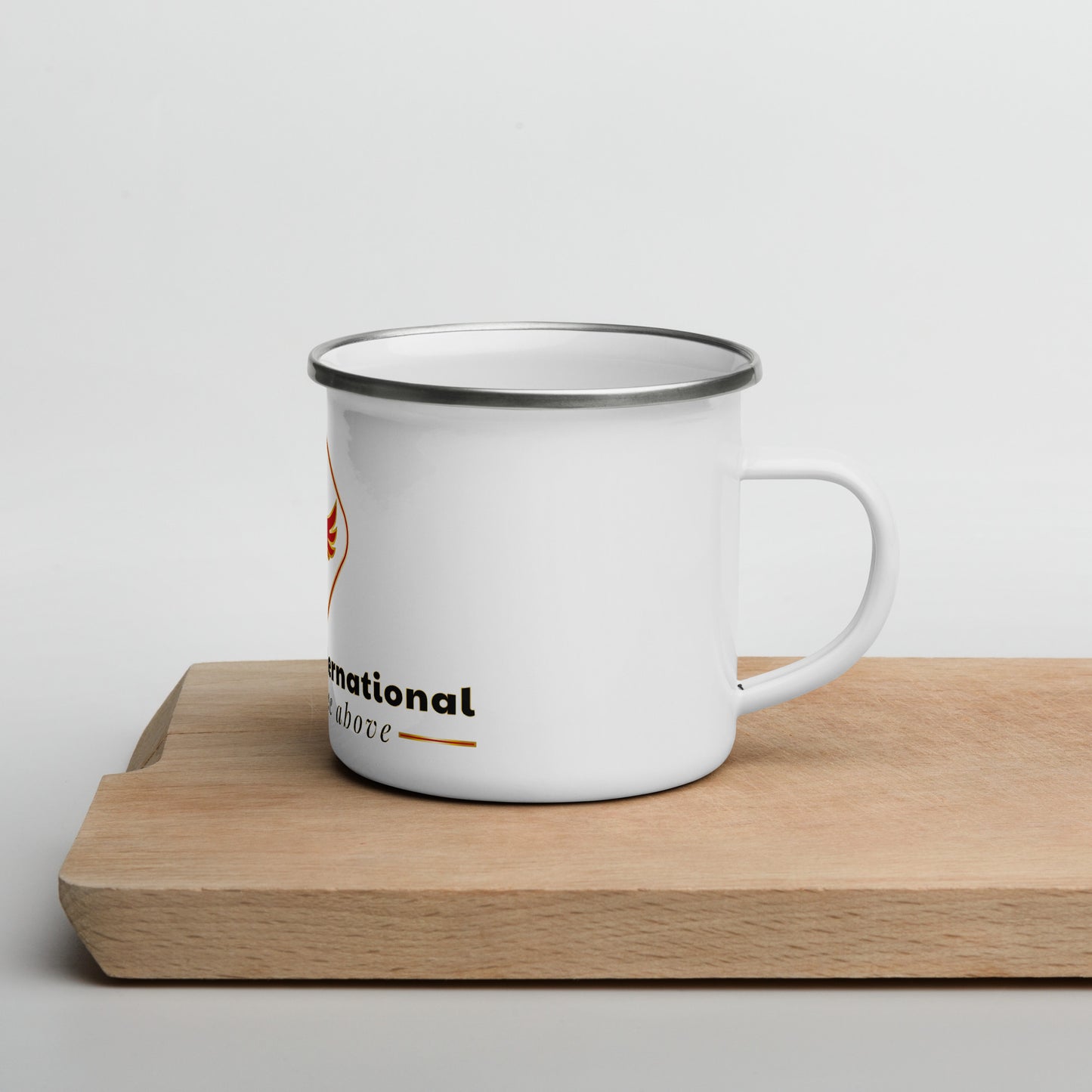 Seraphim International Top Shelf Enamel Logo Mug