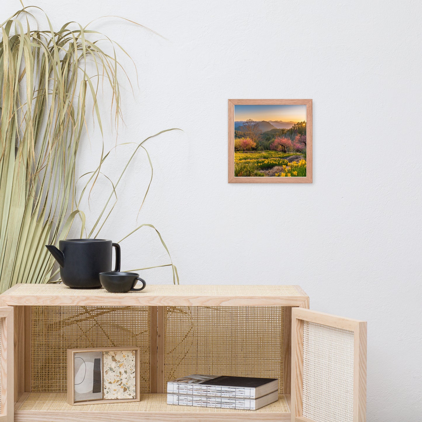 Mountain Meadow Morning Framed poster by Seraphim International