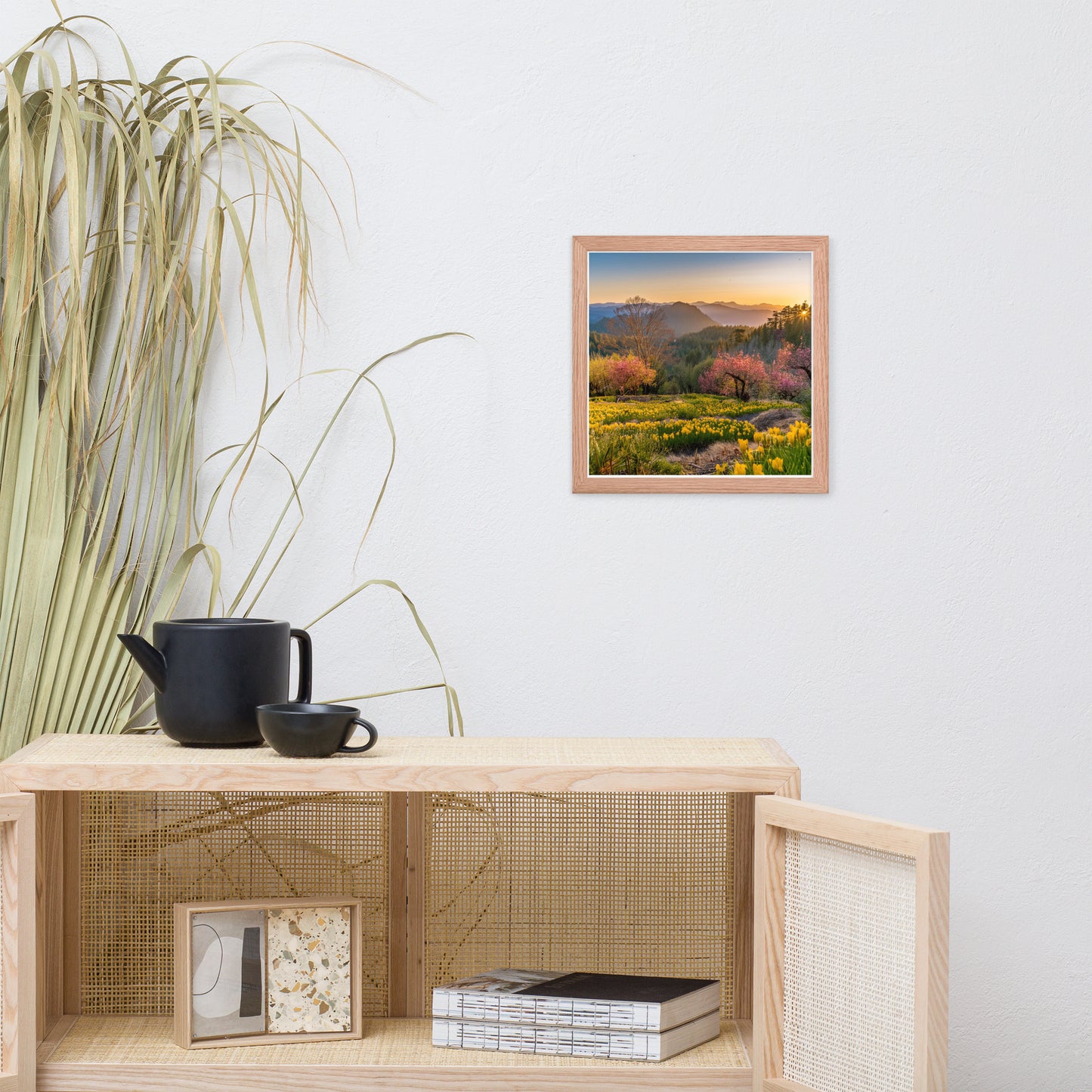 Mountain Meadow Morning Framed poster by Seraphim International