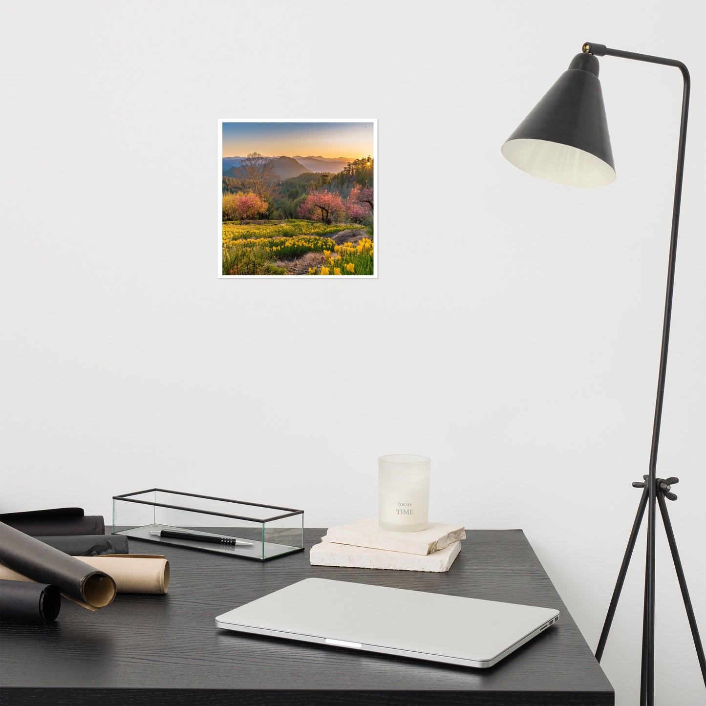 Mountain Meadow Morning Poster by Seraphim International