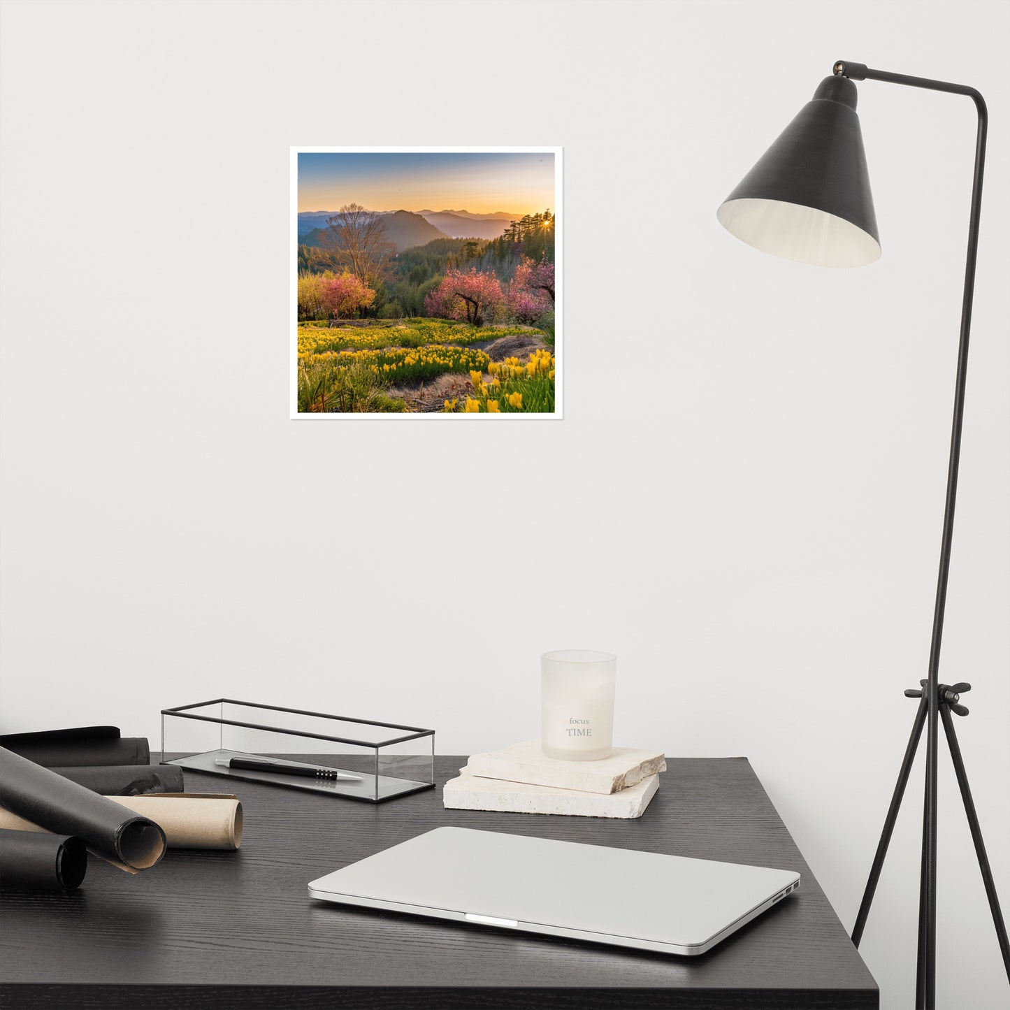 Mountain Meadow Morning Poster by Seraphim International