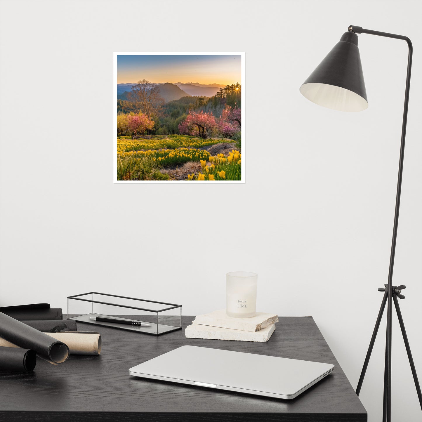 Mountain Meadow Morning Poster by Seraphim International