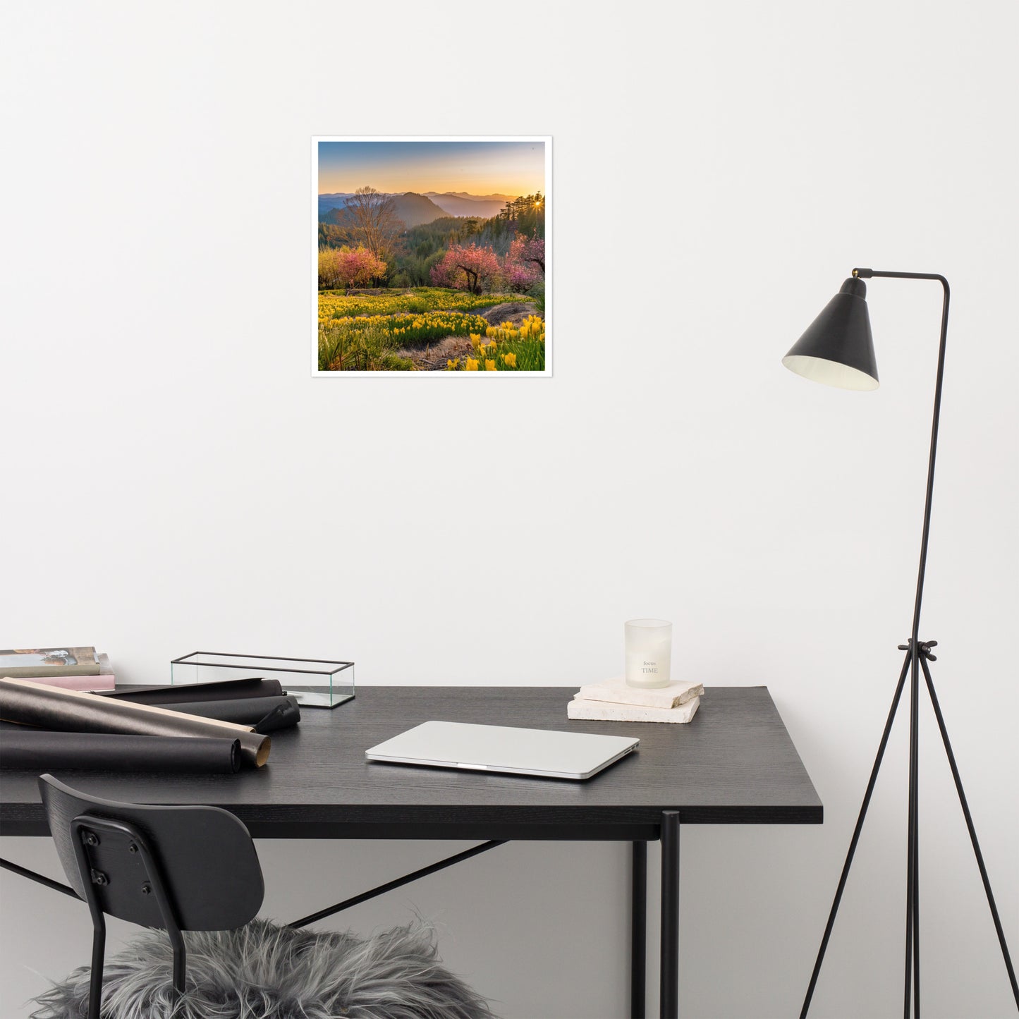 Mountain Meadow Morning Poster by Seraphim International