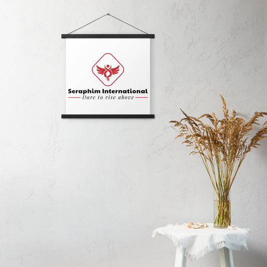 Seraphim International logo wall hanger