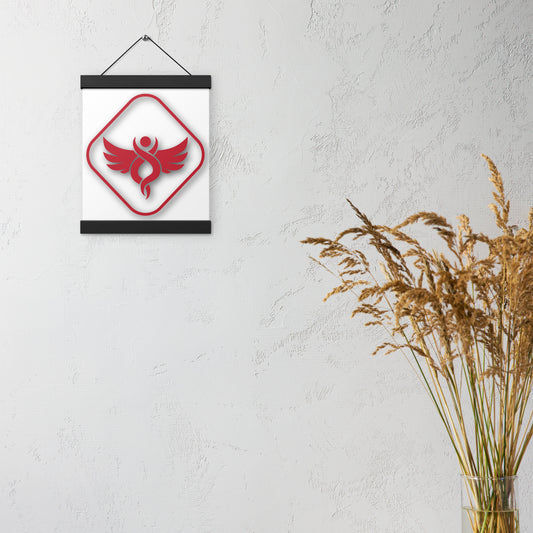 Iconic Angel Wooden-Framed Wall Hanging