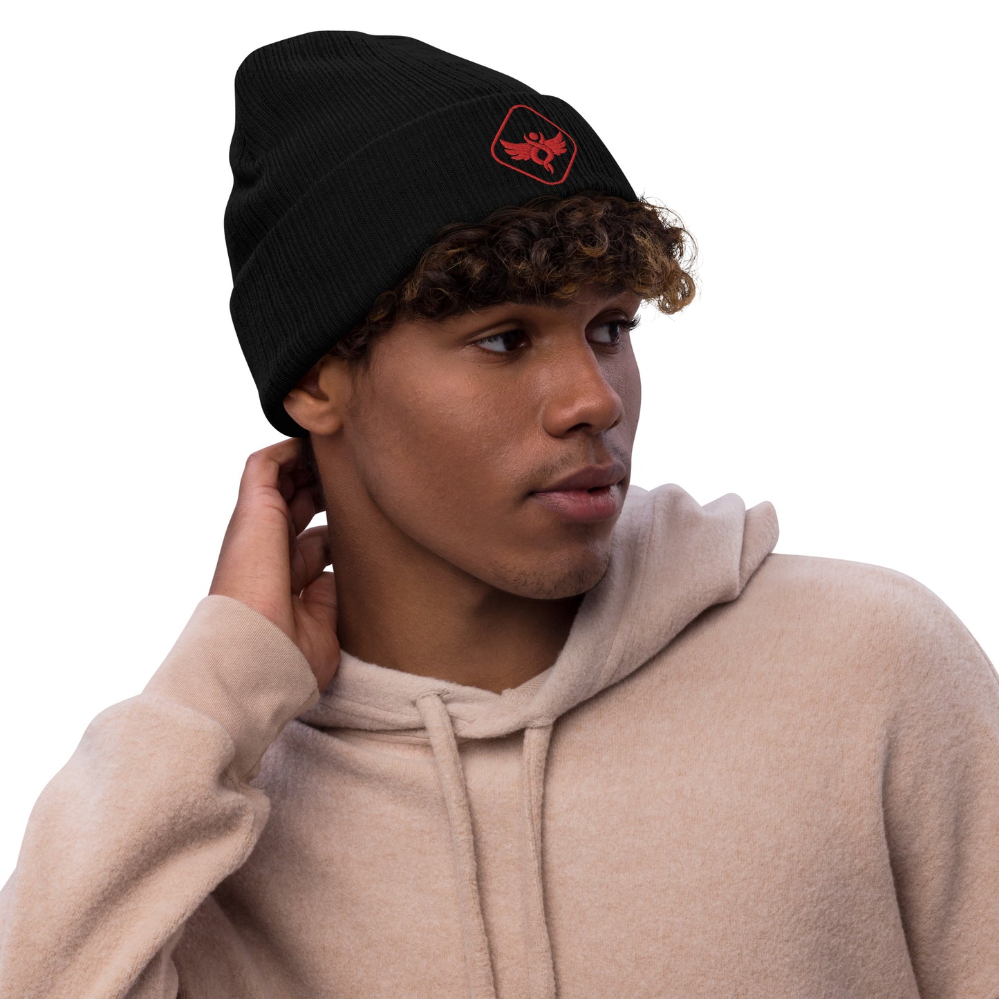 Iconic Ribbed knit beanie