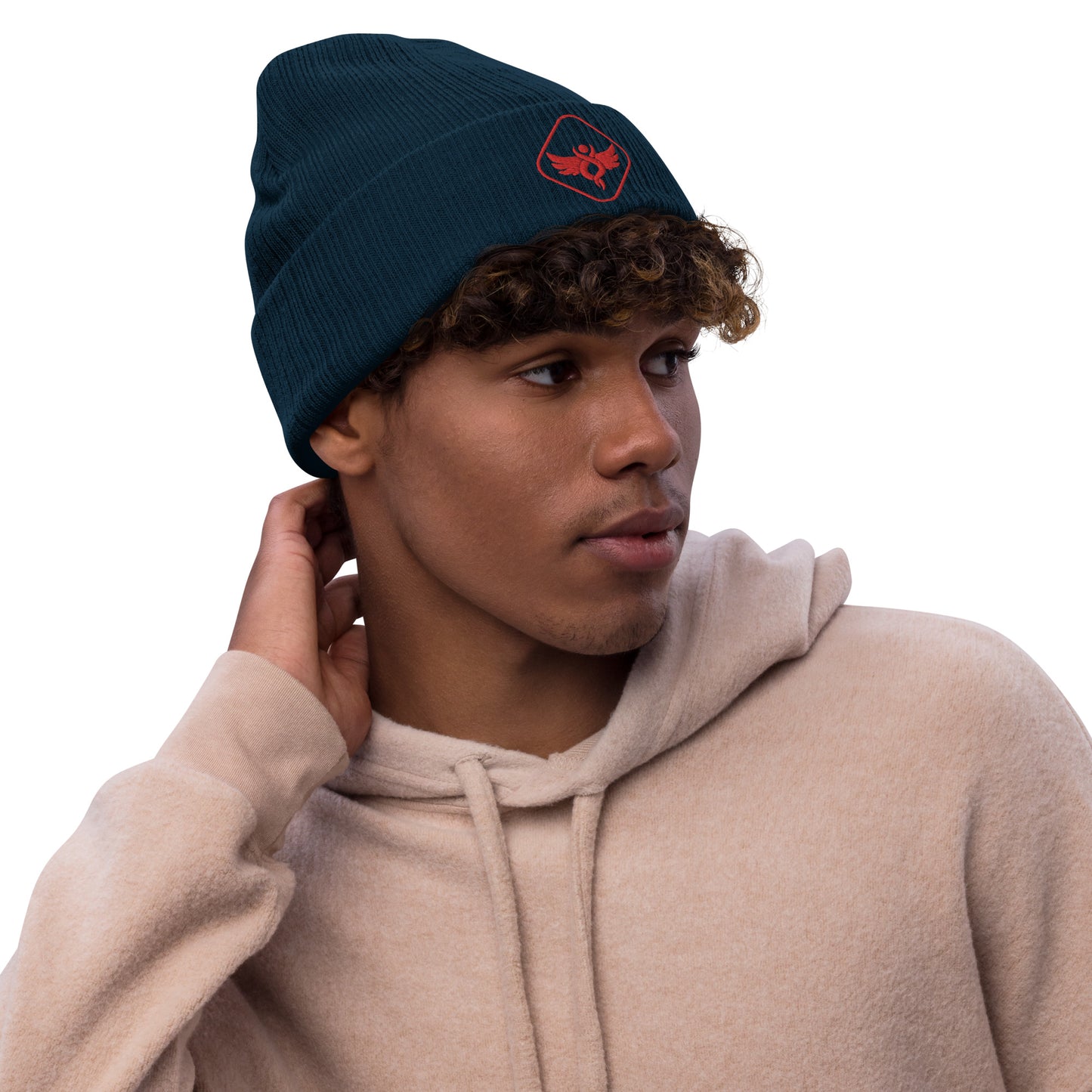 Iconic Ribbed knit beanie