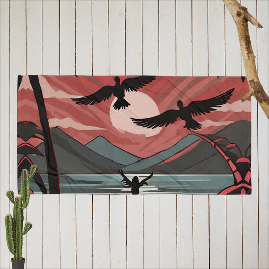 Seraphim International "Dare to Rise Above" Angel Beach Towel