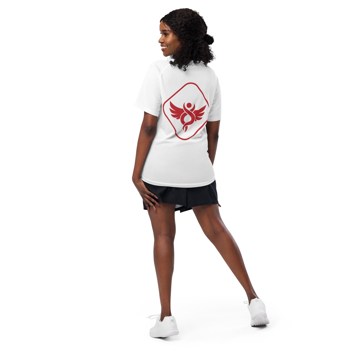 Seraphim's Billboard Unisex sports jersey