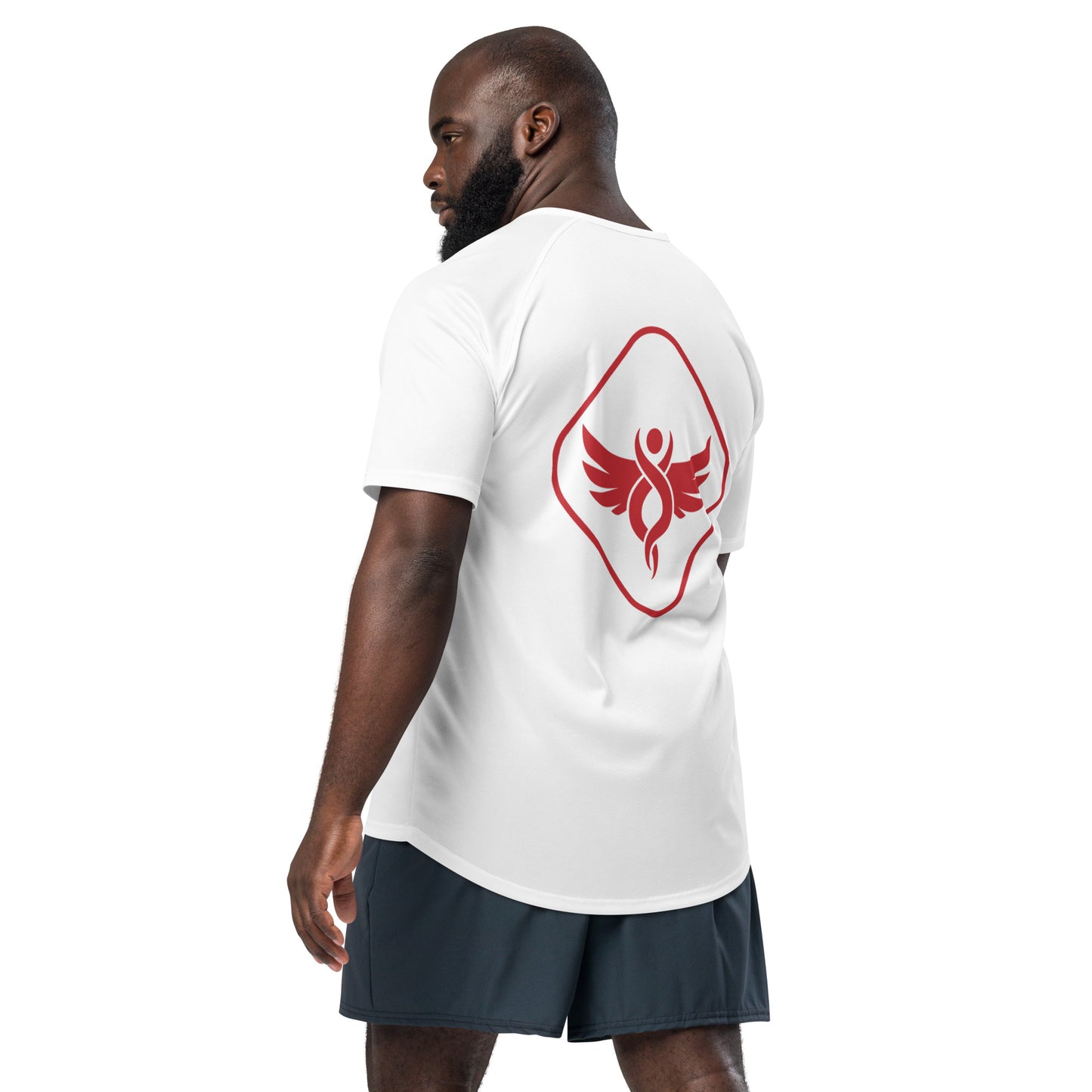 Seraphim's Billboard Unisex sports jersey