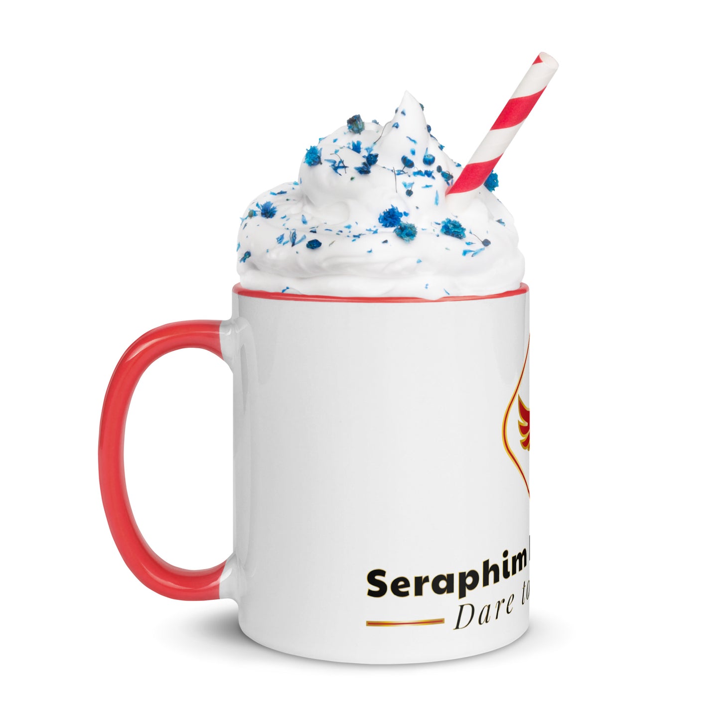 Seraphim International Iconic Angel Coffee Mug with Red trim