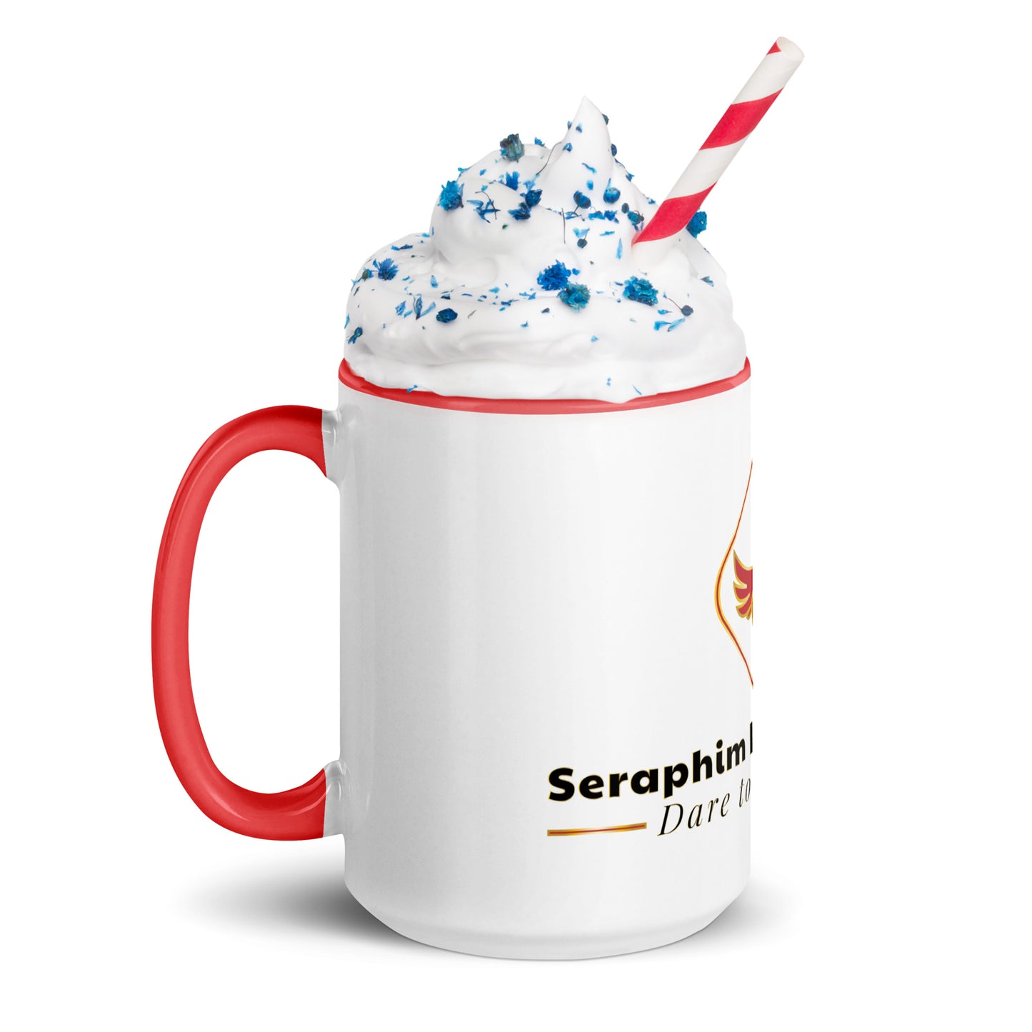 Seraphim International Iconic Angel Coffee Mug with Red trim