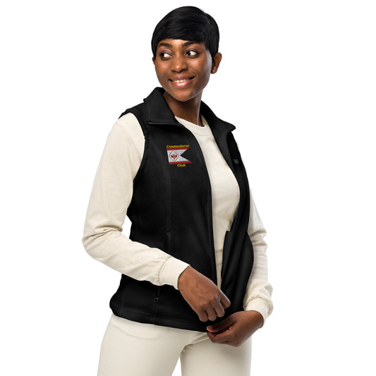 Limited Edition Commodores Club Columbia Womens fleece vest  (Limited to 500'ish)