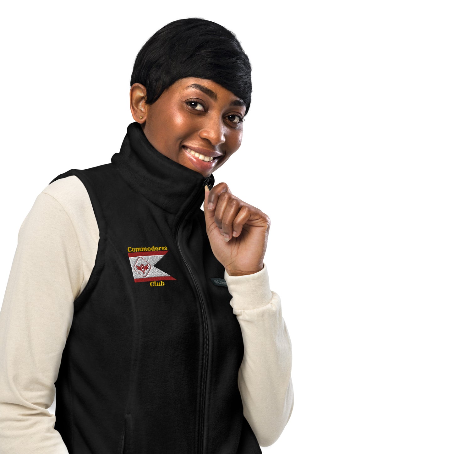 Limited Edition Commodores Club Columbia Womens fleece vest  (Limited to 500'ish)