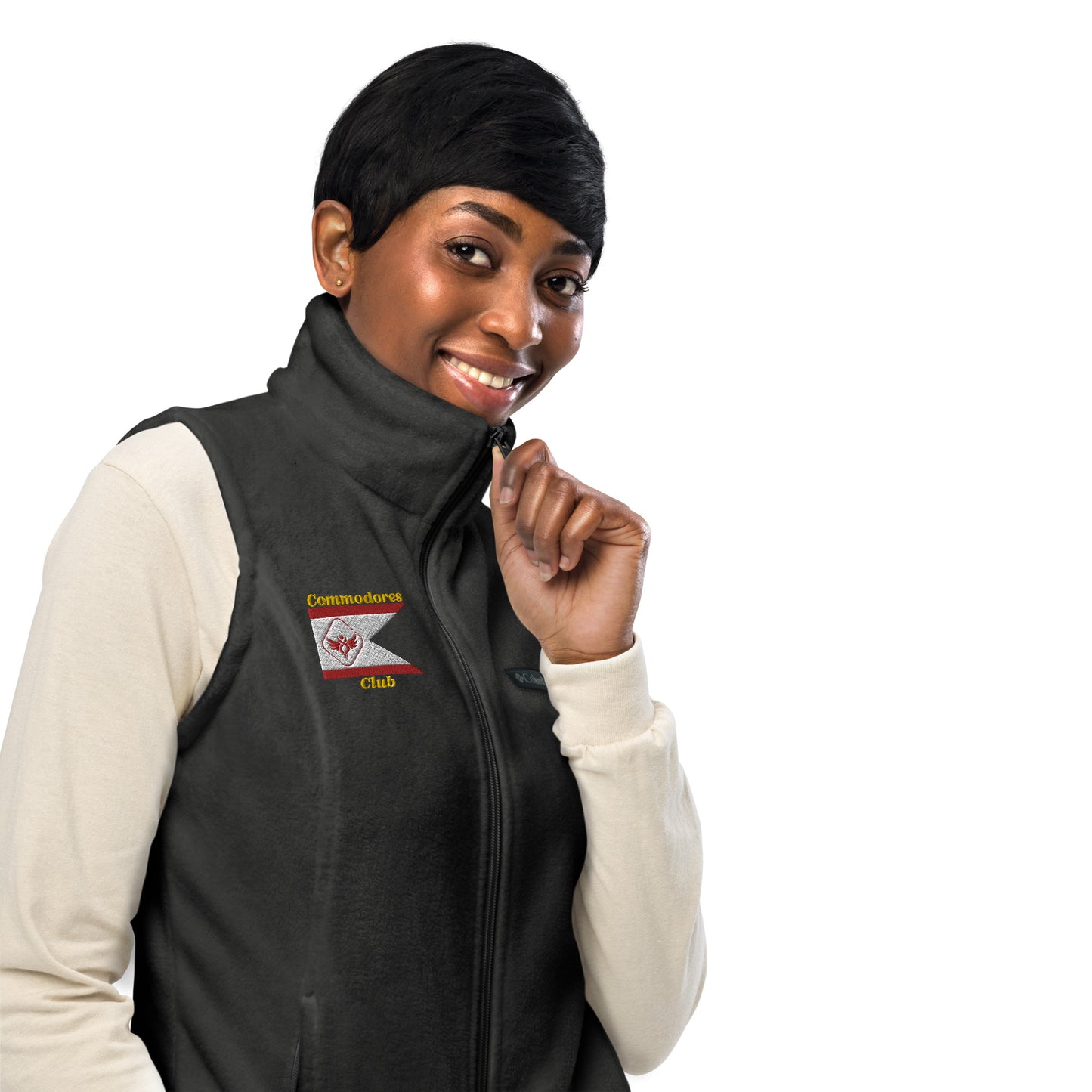Limited Edition Commodores Club Columbia Womens fleece vest  (Limited to 500'ish)