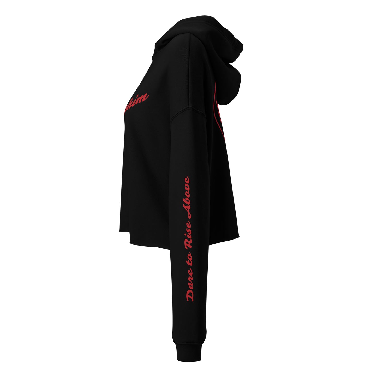 Retro Seraphim Crop Hoodie