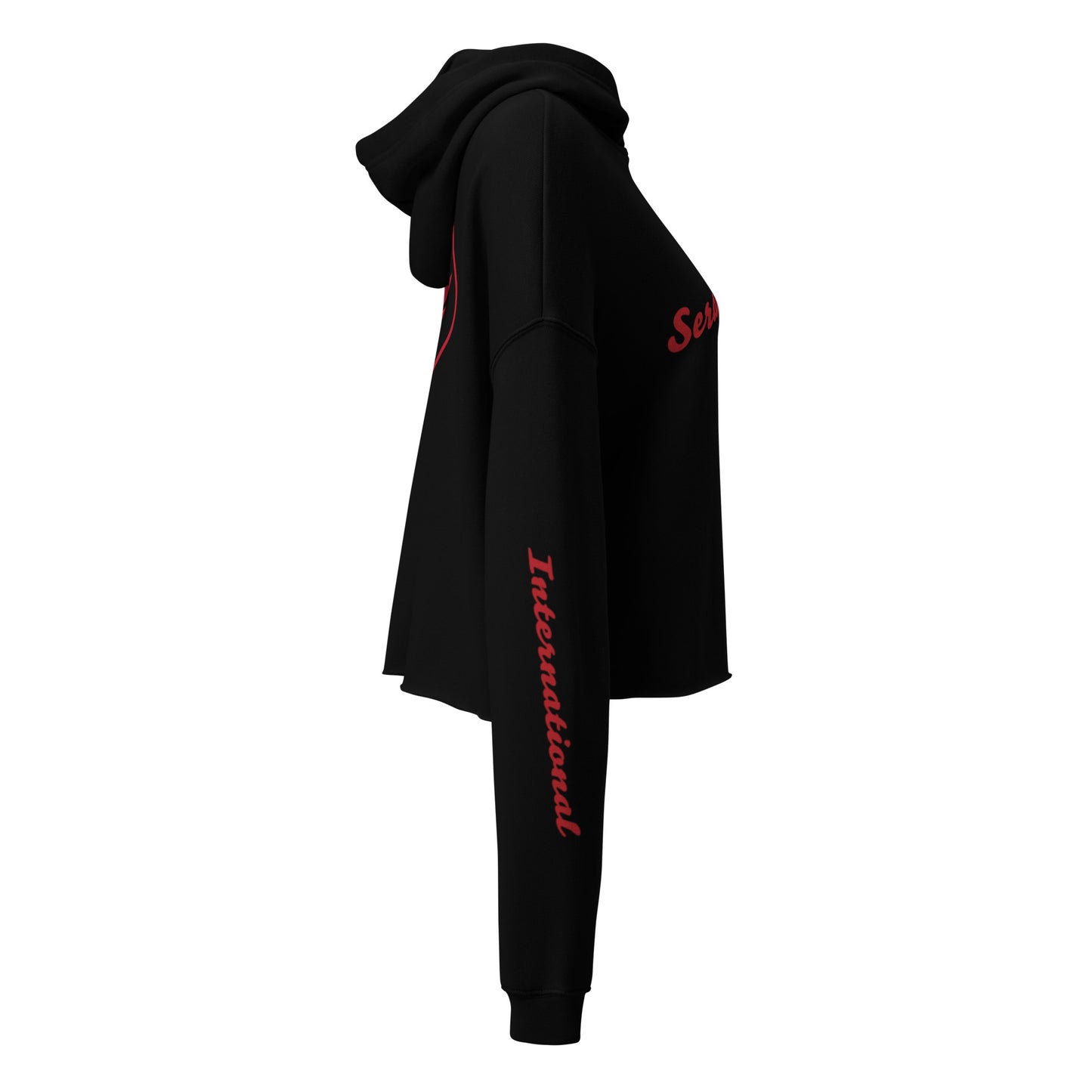 Retro Seraphim Crop Hoodie